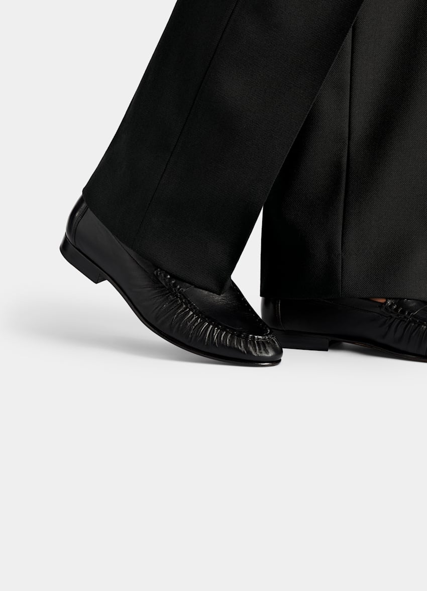 SUITSUPPLY Leather Black Loafer