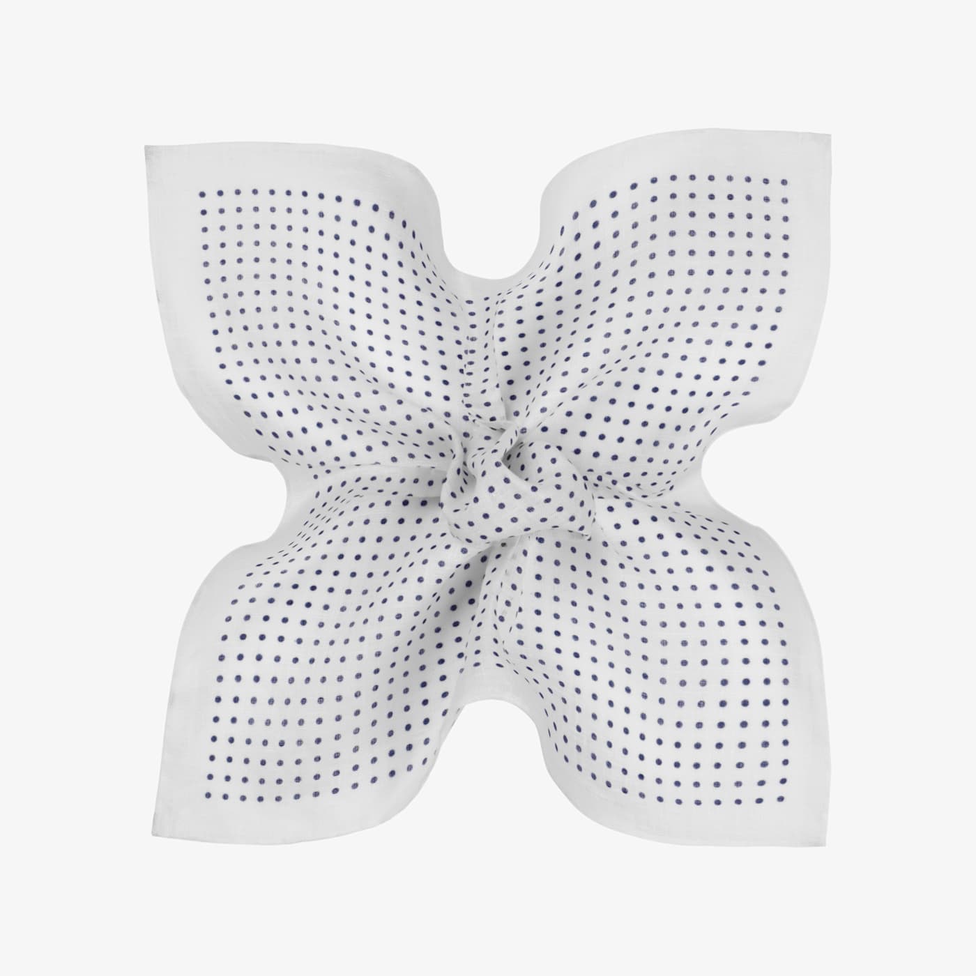 Suitsupply White Dots Pocket Square