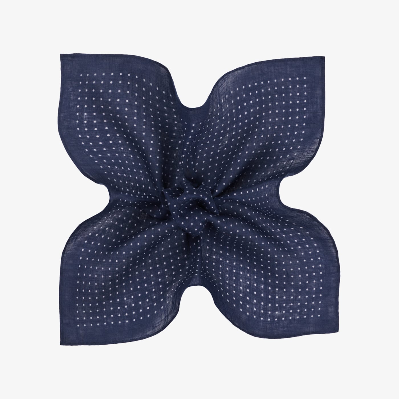 Suitsupply Navy Dots Pocket Square In Blue