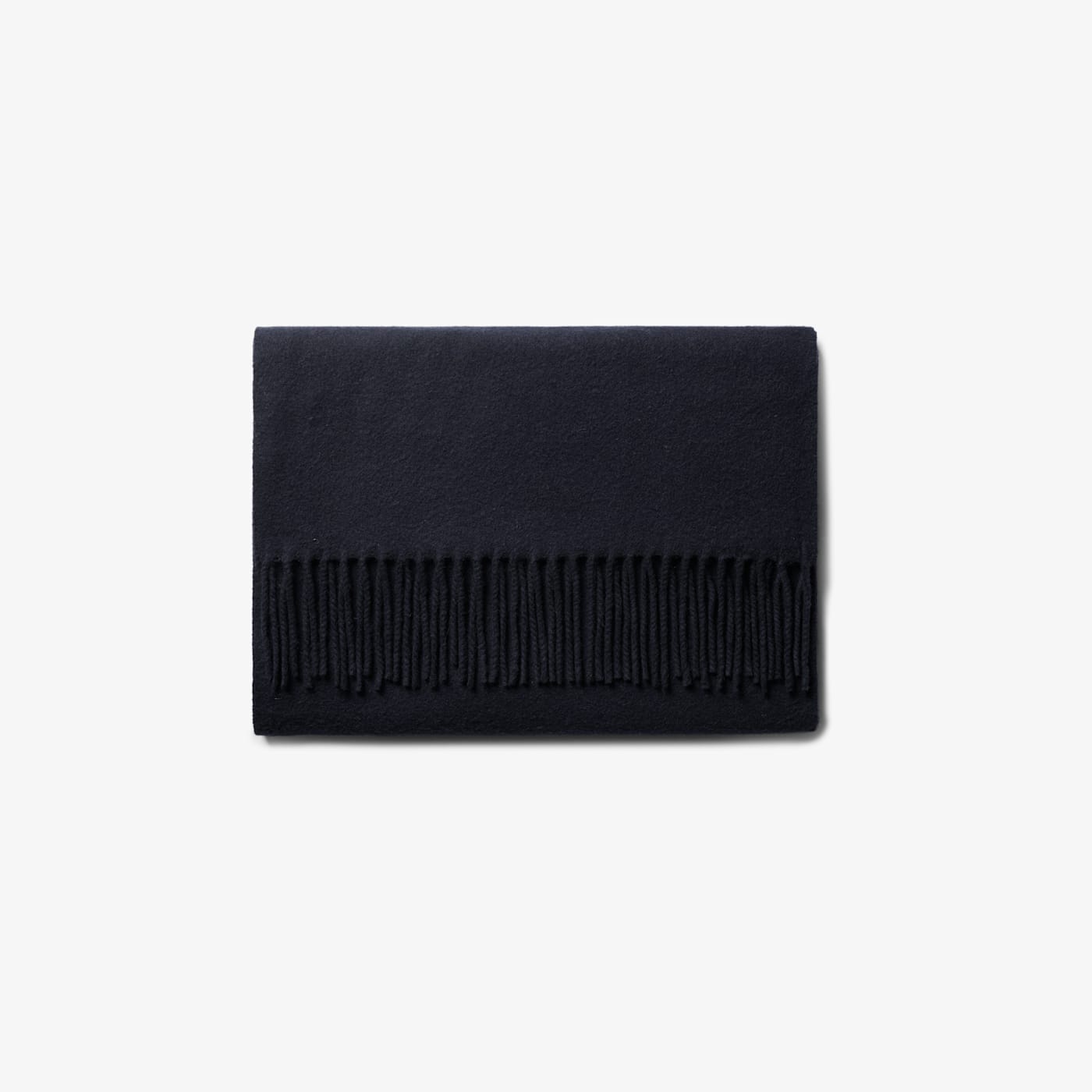 Suitsupply Navy Scarf In Black