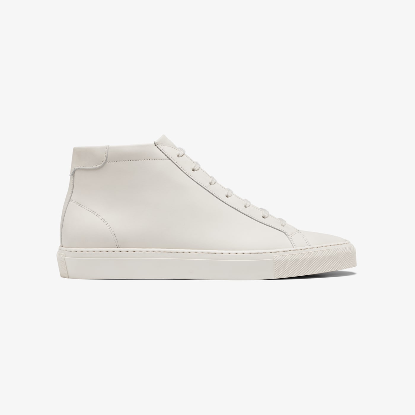 SUITSUPPLY OFF-WHITE HIGH TOP SNEAKER
