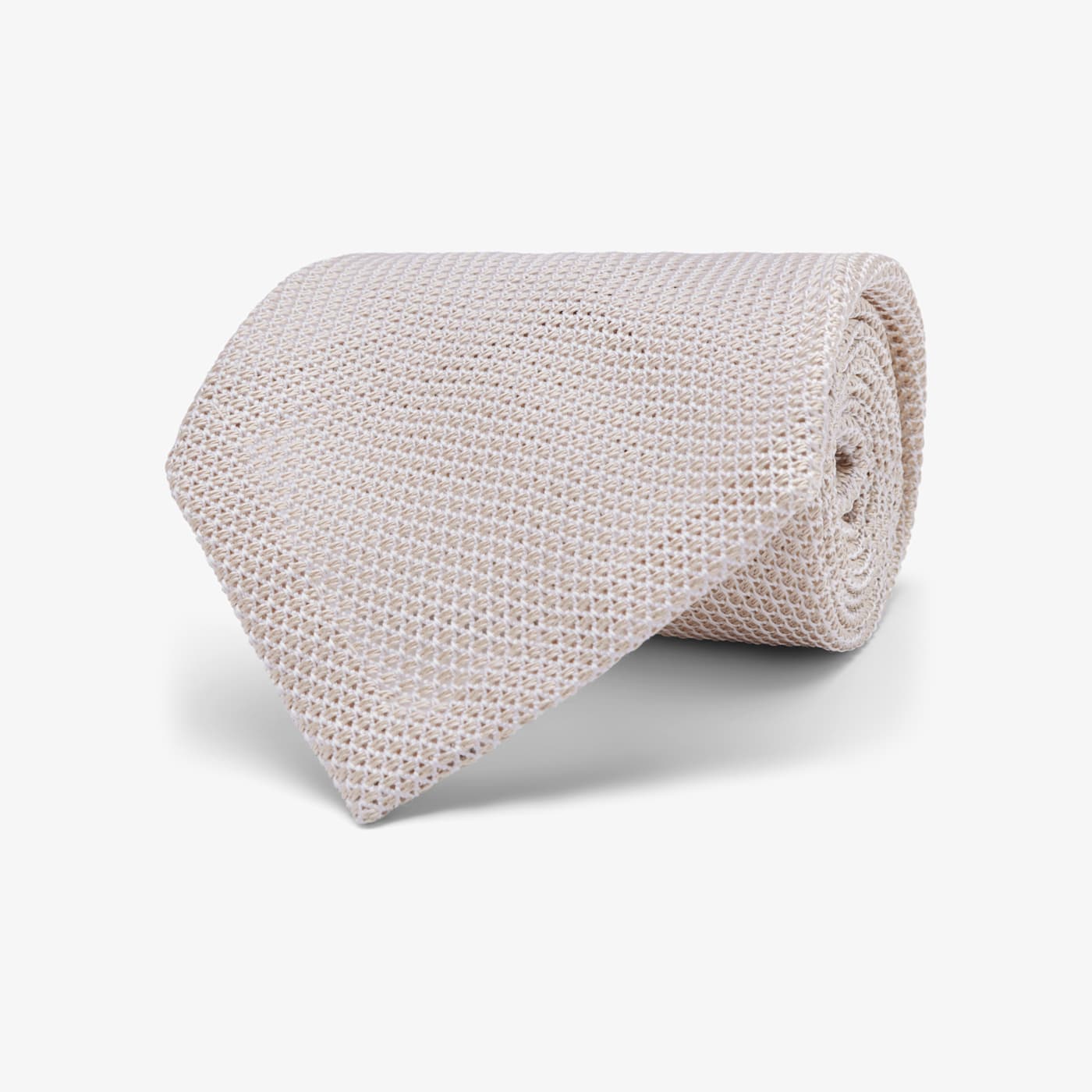 Suitsupply Light Brown Tie In Gray