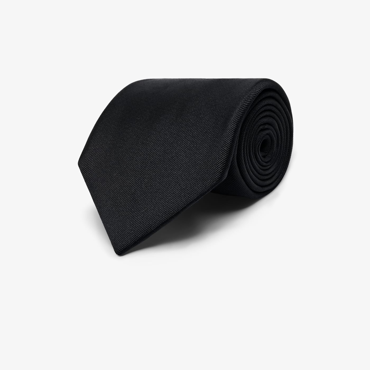Suitsupply Black Plain Tie