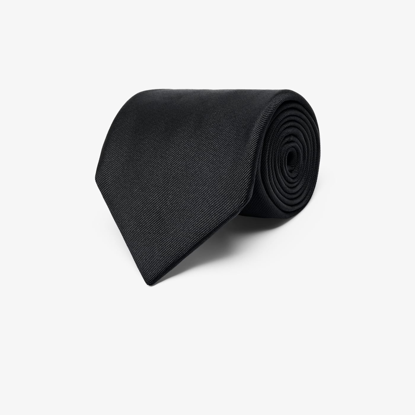 Suitsupply Black Plain Tie