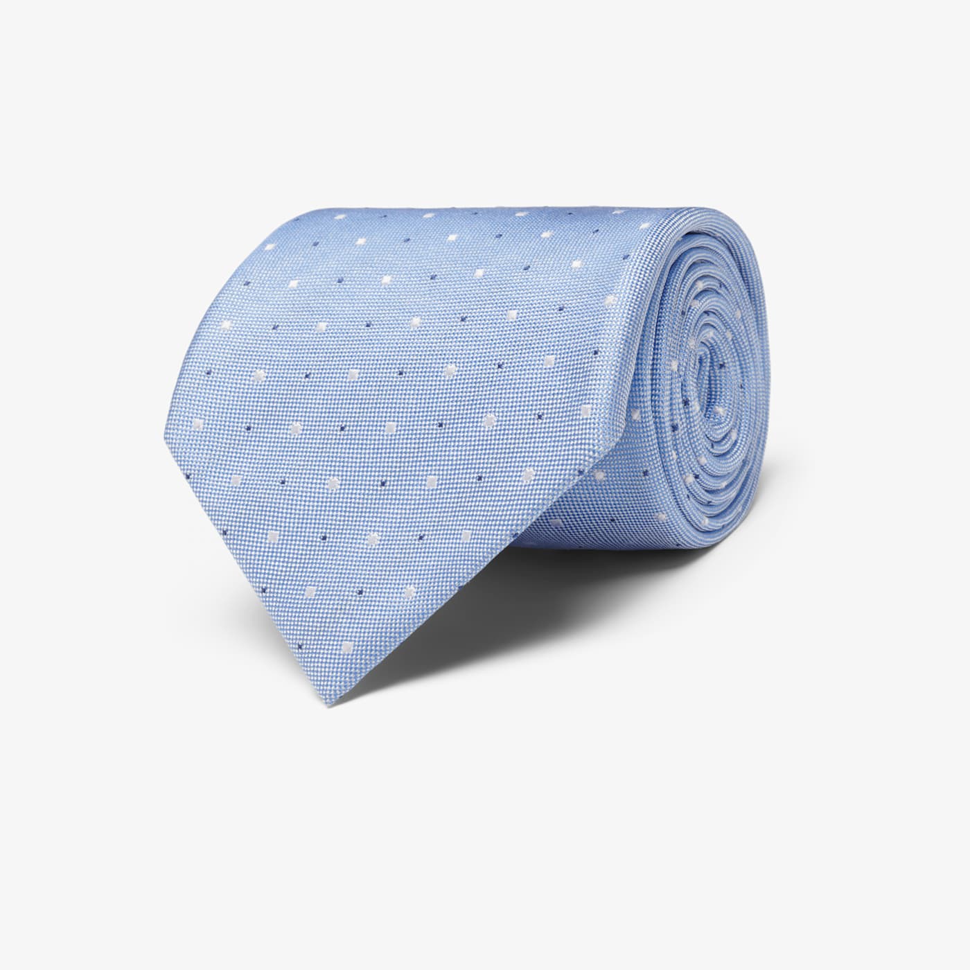 Suitsupply Light Blue Dotted Tie