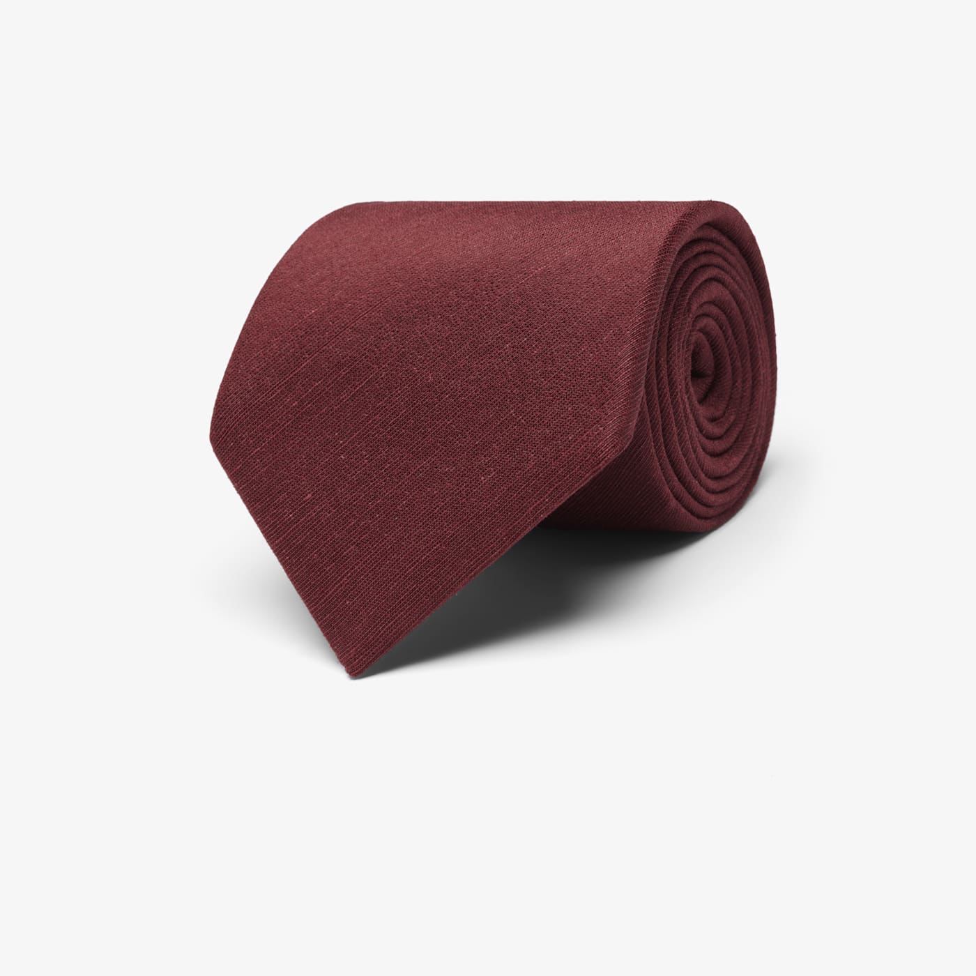 Suitsupply Burgundy Tie In Brown
