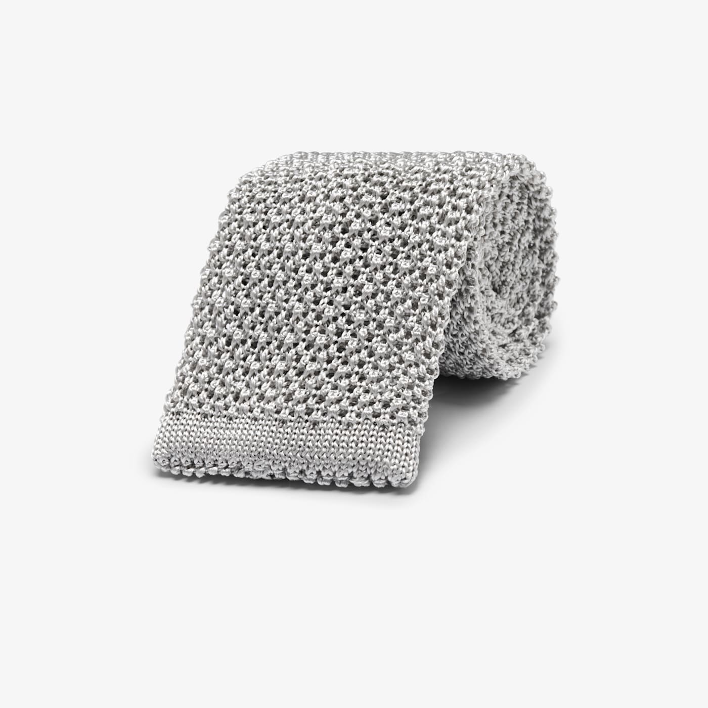 Suitsupply Grey Knitted Tie In Gray