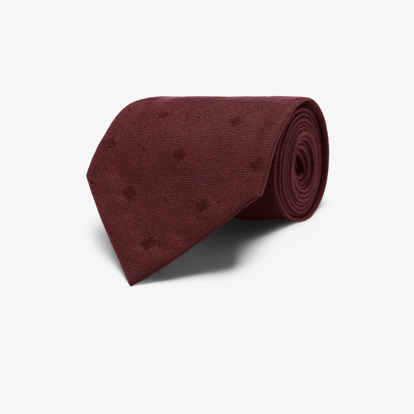 Suitsupply Burgundy Graphic Tie