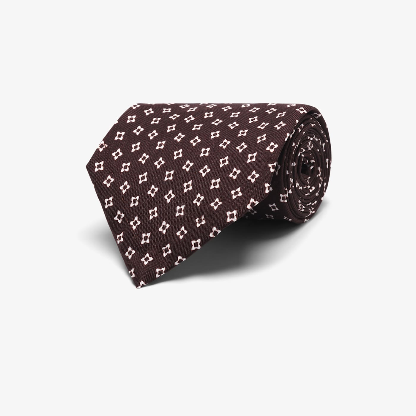 Suitsupply Brown Flower Tie