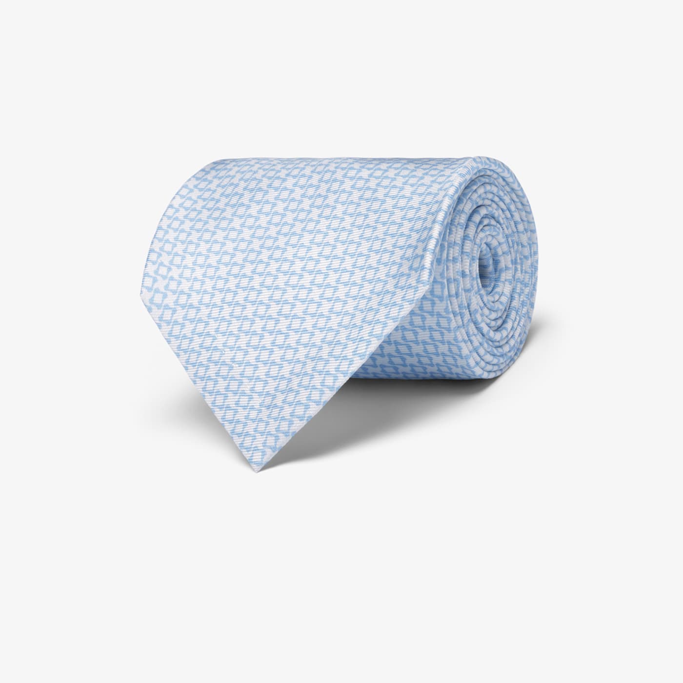 Suitsupply Light Blue Graphic Tie