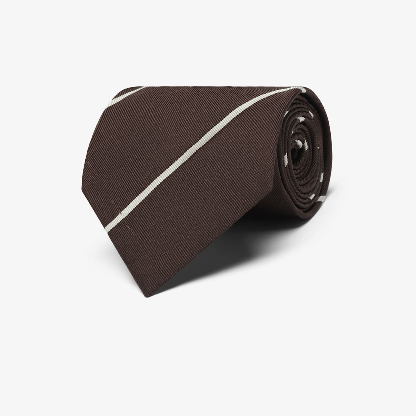 Suitsupply Brown Striped Tie