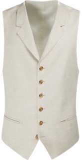 SUITSUPPLY  Light Brown Waistcoat