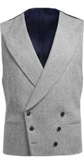 SUITSUPPLY  Light Grey Waistcoat