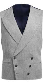 SUITSUPPLY  Chaleco gris claro