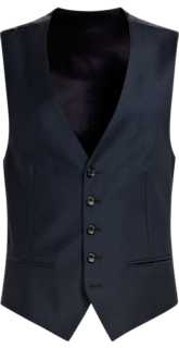 SUITSUPPLY  Gilet de costume bleu marine