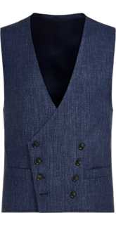 SUITSUPPLY  Mid Blue Waistcoat