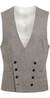 SUITSUPPLY  Gilet de costume taupe