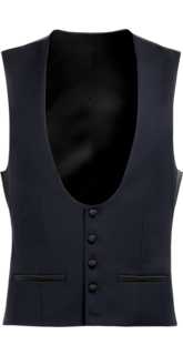 SUITSUPPLY  Navy Tuxedo Waistcoat