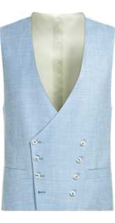 SUITSUPPLY  Light Blue Waistcoat