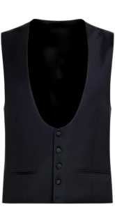 SUITSUPPLY  Navy Tuxedo Waistcoat