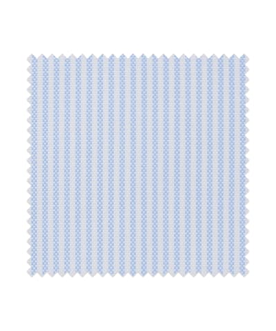 SUITSUPPLY  Light Blue Stripe Pure Cotton Traveller