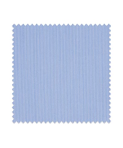 SUITSUPPLY  Light Blue Stripe Stretch Cotton