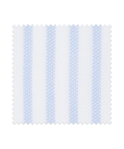 SUITSUPPLY  Light Blue Stripe Egyptian Cotton