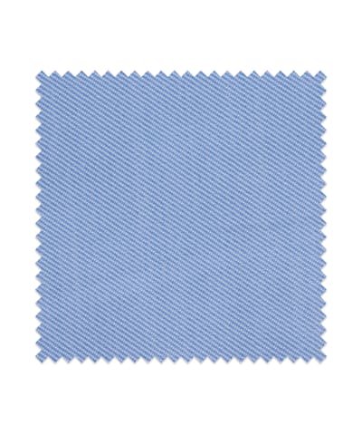 SUITSUPPLY  Light Blue Twill Egyptian Cotton