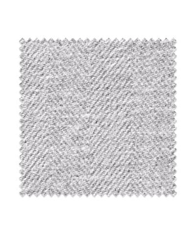 SUITSUPPLY  Light Grey Herringbone Egyptian Cotton Flannel