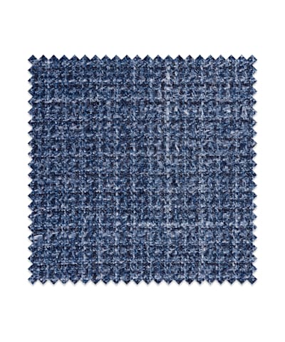 SUITSUPPLY  Mid Blue Melange Wool Silk Linen