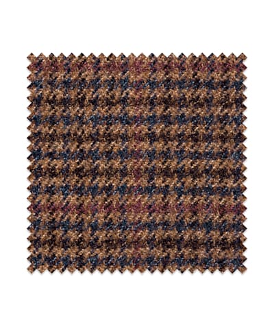 SUITSUPPLY  Mid Brown Houndstooth Wool Cashmere
