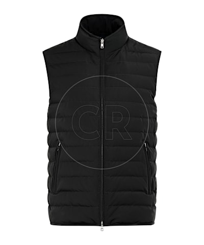 SUITSUPPLY  Black Down Zip Vest