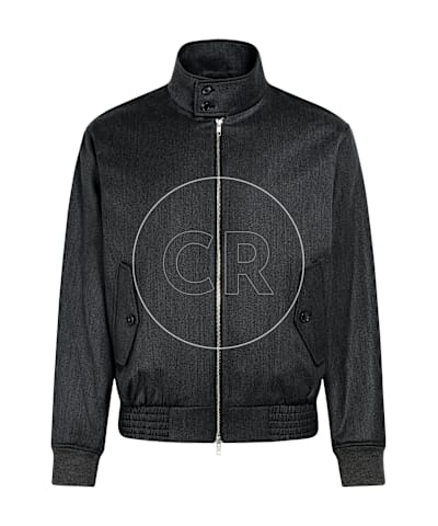 SUITSUPPLY  Dark Grey Bomber Jacket