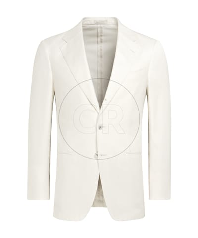 SUITSUPPLY  Off-White Tailored Fit Havana Blazer