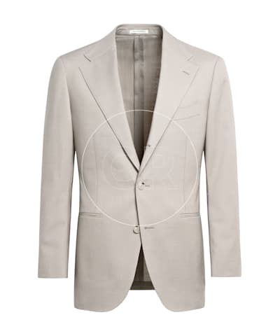 SUITSUPPLY  Light Taupe Relaxed Fit Roma Blazer