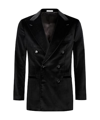 SUITSUPPLY  Blazer de esmoquin Havana negro corte Tailored