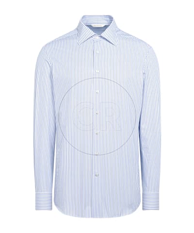 SUITSUPPLY  White Striped Classic Collar Shirt