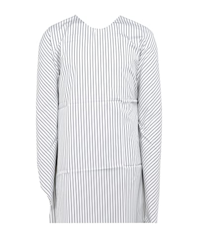 SUITSUPPLY  Black Striped Point Collar Shirt