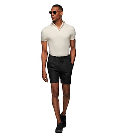 SUITSUPPLY  Ames 黑色系带短裤