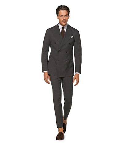 SUITSUPPLY  Dark Grey Havana Suit