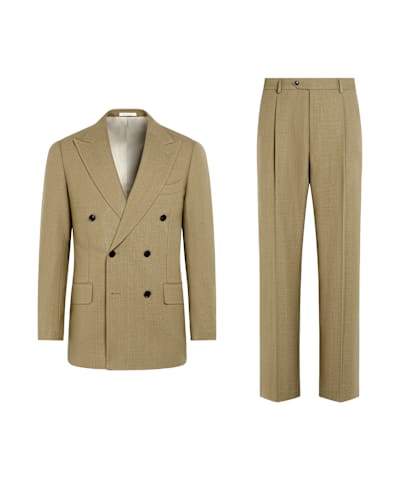 SUITSUPPLY  Mid Green Tailored Fit Milano Suit