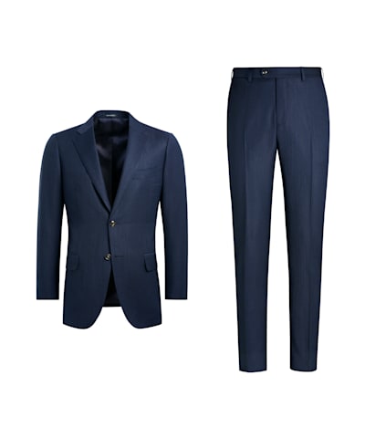 SUITSUPPLY  Navy Perennial Lazio Suit