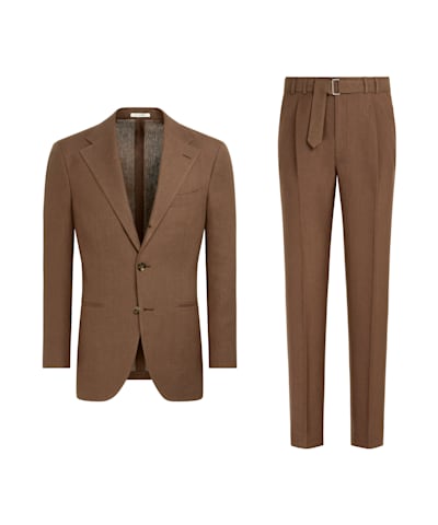 SUITSUPPLY  Mid Brown Roma Suit