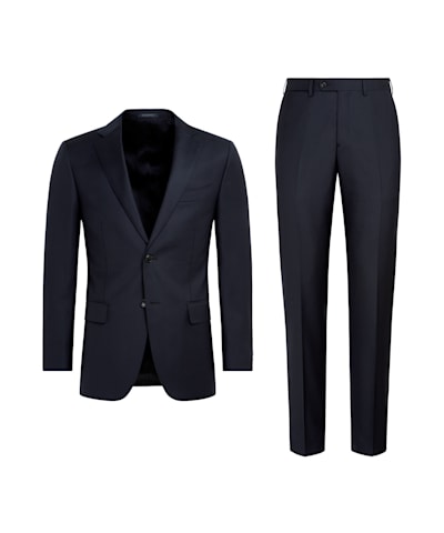 SUITSUPPLY  Navy Perennial Napoli Suit