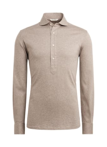 SUITSUPPLY  Light Brown Extra Slim Fit Shirt
