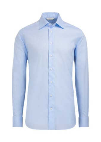 SUITSUPPLY  Light Blue Royal Oxford Extra Slim Fit Shirt