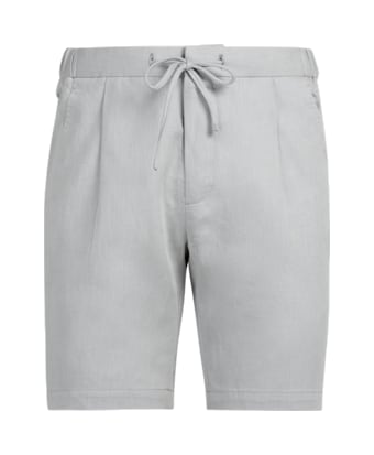 SUITSUPPLY  Pantaloncini Ames grigio chiaro con cordoncino