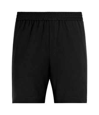SUITSUPPLY  Black Straight Leg Shorts