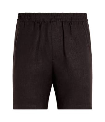 SUITSUPPLY  Dark Brown Straight Leg Shorts