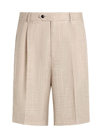 SUITSUPPLY  Sand Wide Leg Shorts